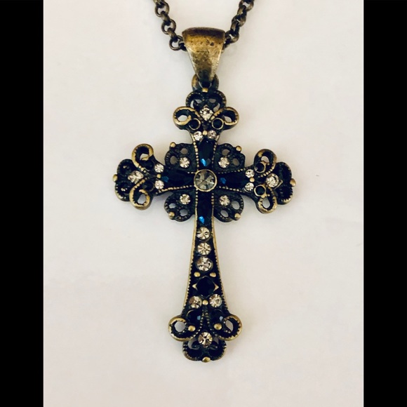 Lia Sophia Jewelry - Lia Sophia Crystal Cross Necklace